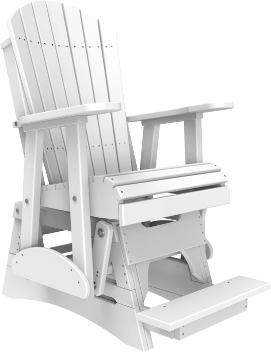 LuxCraft Recycled Plastic Counter Height  2' Adirondack Counter Height Balcony Glider