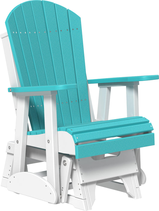 LuxCraft Recycled Plastic 2' Adirondack Glider Chair