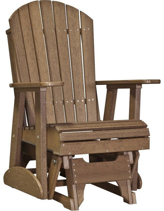 LuxCraft Recycled Plastic 2' Adirondack Glider Chair