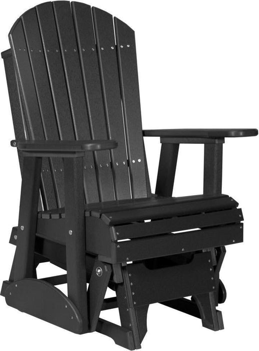 LuxCraft Recycled Plastic 2' Adirondack Glider Chair