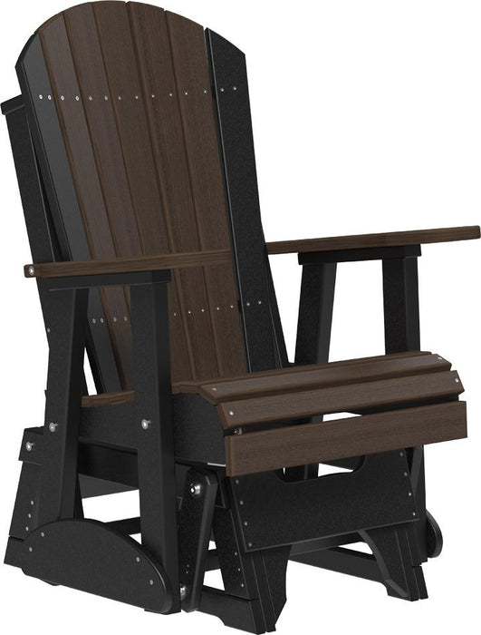 LuxCraft Recycled Plastic 2' Adirondack Glider Chair