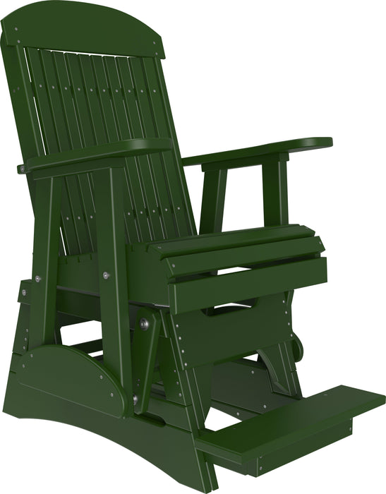 LuxCraft Recycled Plastic Counter Height 2' Classic Highback Balcony Glider