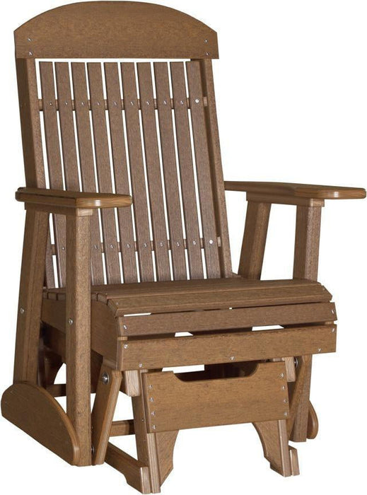 LuxCraft Classic Highback Recycled Plastic 2ft Glider Chair