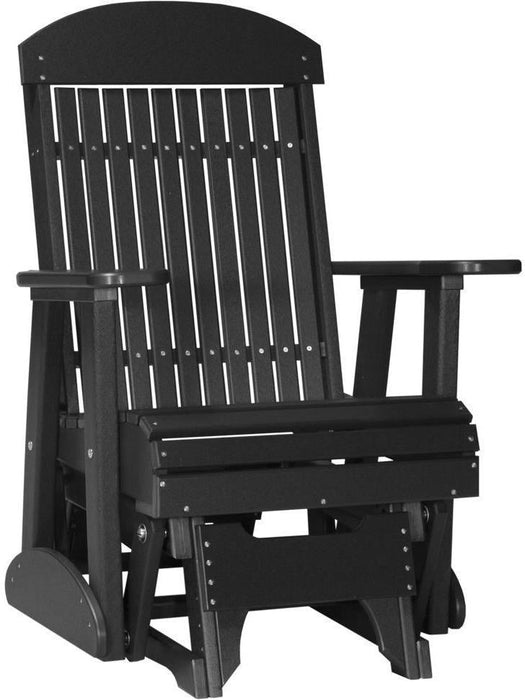 LuxCraft Classic Highback Recycled Plastic 2ft Glider Chair