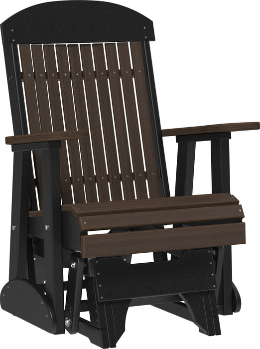 LuxCraft Classic Highback Recycled Plastic 2ft Glider Chair