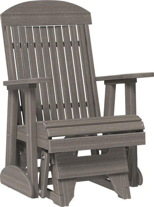 LuxCraft Classic Highback Recycled Plastic 2ft Glider Chair