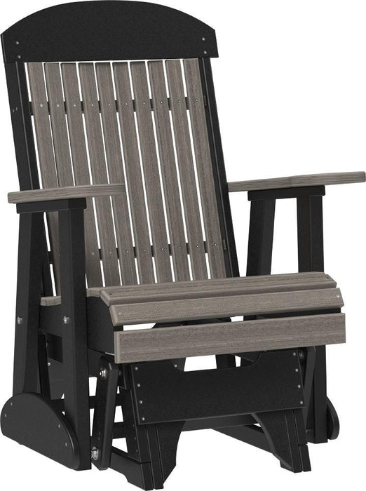 LuxCraft Classic Highback Recycled Plastic 2ft Glider Chair