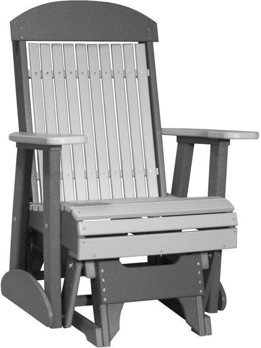 LuxCraft Classic Highback Recycled Plastic 2ft Glider Chair