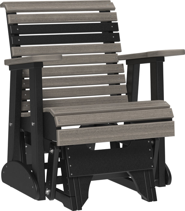 LuxCraft Rollback Recycled Plastic 2ft Plain Glider Chair