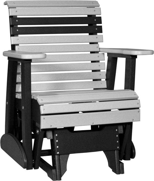 LuxCraft Rollback Recycled Plastic 2ft Plain Glider Chair