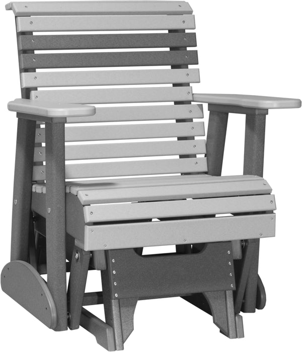 LuxCraft Rollback Recycled Plastic 2ft Plain Glider Chair