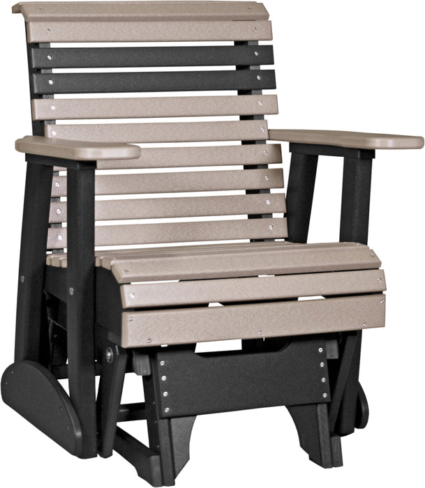 LuxCraft Rollback Recycled Plastic 2ft Plain Glider Chair