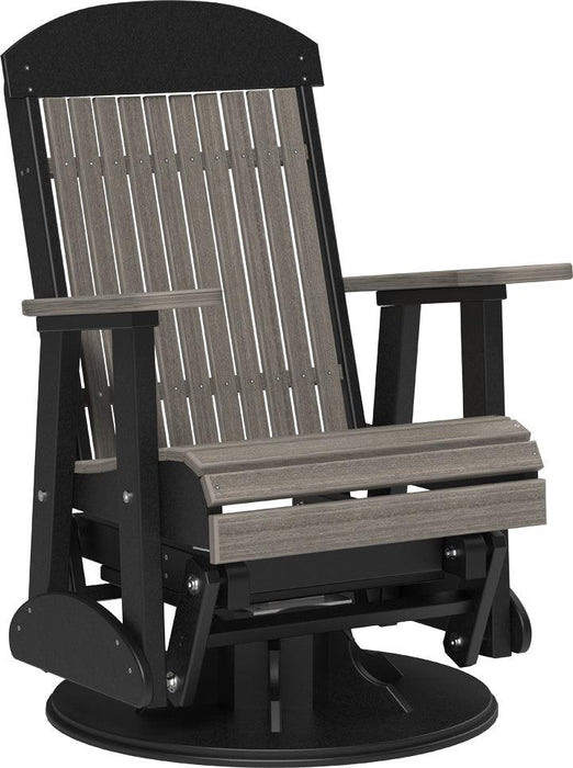 LuxCraft Classic Highback Recycled Plastic 2ft Swivel Glider Chair