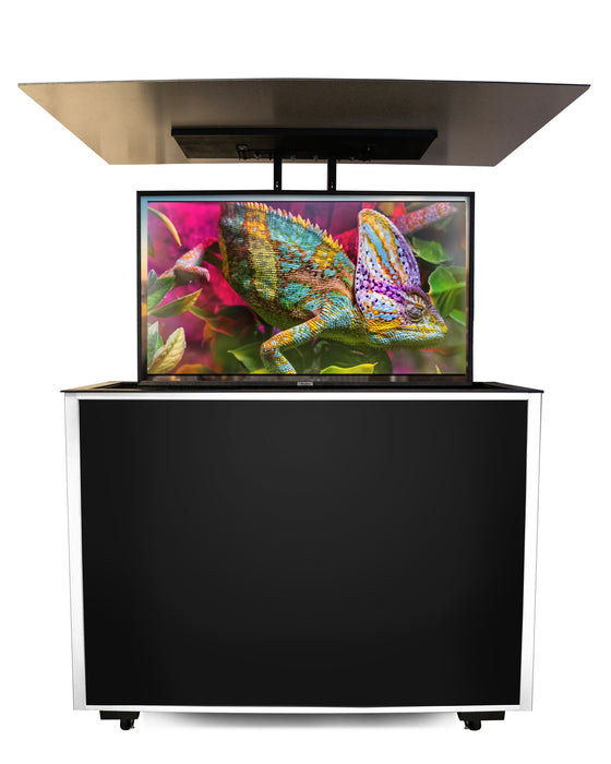 MirageVision 55" Outdoor TV Premium Lift Cabinet