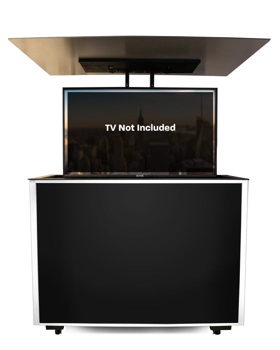 MirageVision 85" Outdoor TV Premium Lift Cabinet
