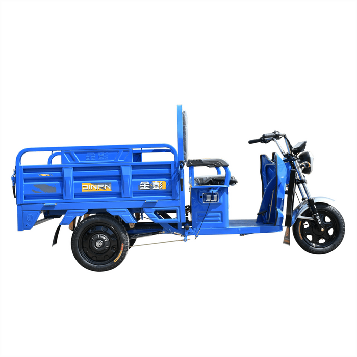Jinpeng 800W Electric Cargo Tricycle Truck w/ Loading Hopper