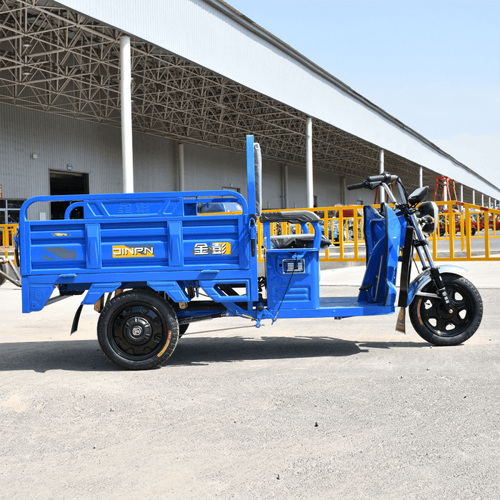 Jinpeng 800W Electric Cargo Tricycle Truck w/ Loading Hopper