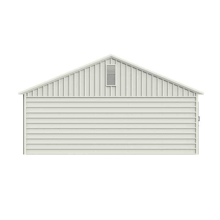 Chery Industrial 30' x 33' Double Garage Metal Shed with Side Entry Door