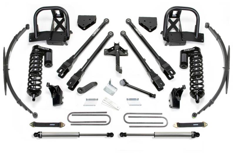 Fabtech K2144DL - 11-16 Ford F250/350 4WD 8in 4Link Sys w/Dlss 4.0 C/O& Rr Lf Sprngs & Rr Dlss