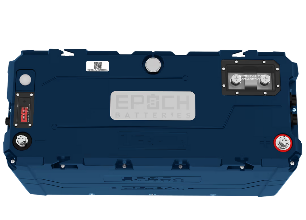 Epoch Batteries | 12V 460Ah (5.89kWh) V2-T Elite Series - Heated & Bluetooth & Victron Comms LiFePO4 Battery