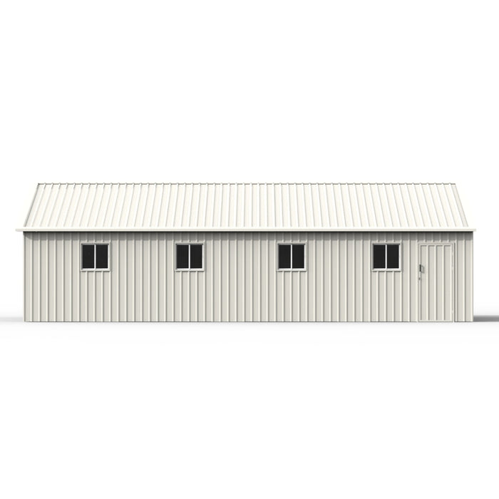 Chery Industrial 35' x 40' Three Car Garage Shed with Side Entry Door & Windows