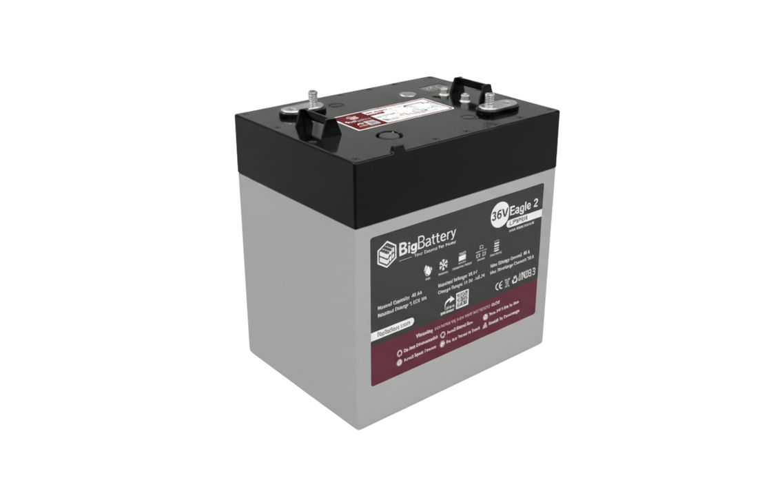 BigBattery 36V EAGLE 2 - LiFePO4 - 40Ah - 1.54kWh with Heater and Comms