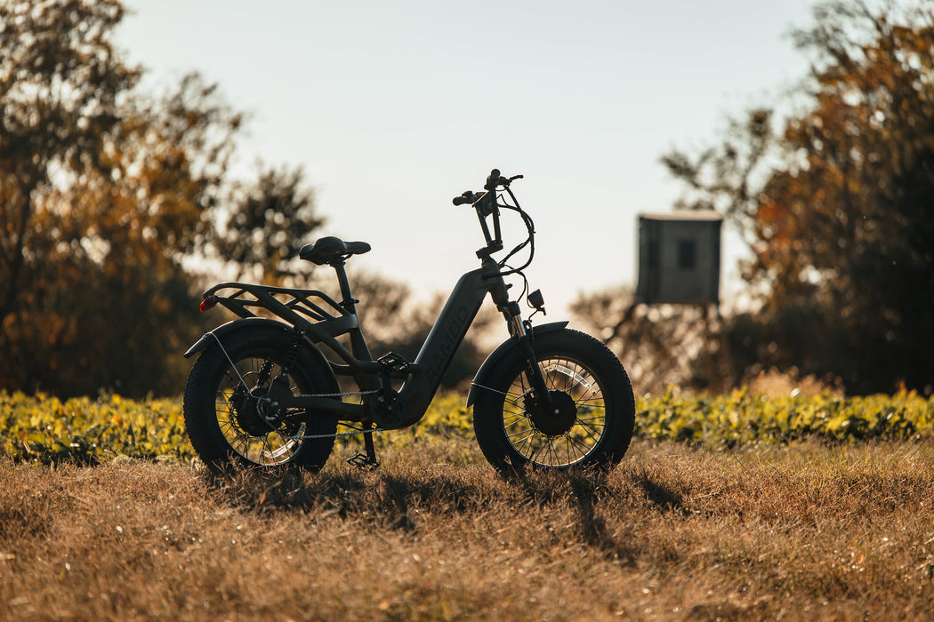 Rambo Revolt AWD Step Thru 1000W Electric Hunting Bike