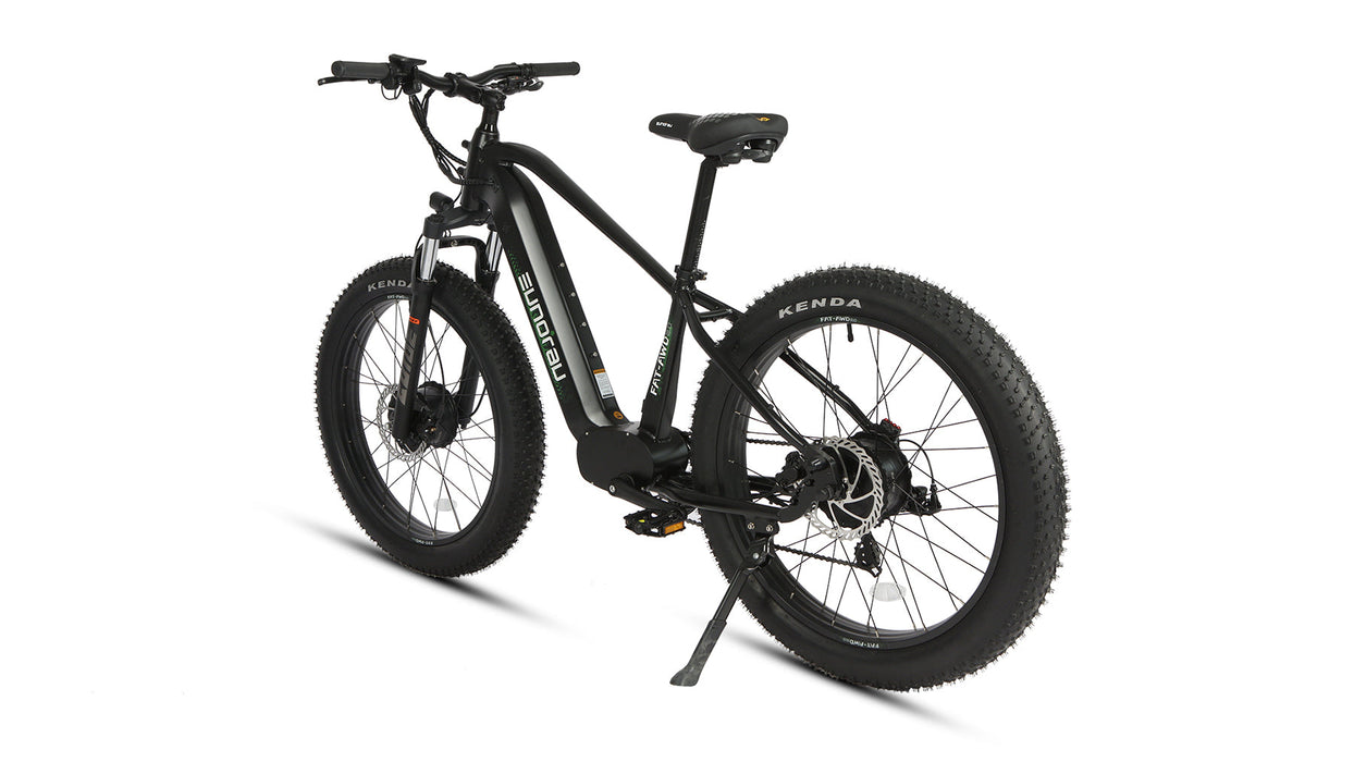 Eunorau FAT-AWD 2.0 Dual Motor Electric Bike 500W+500W 48V 15Ah 20 MPH
