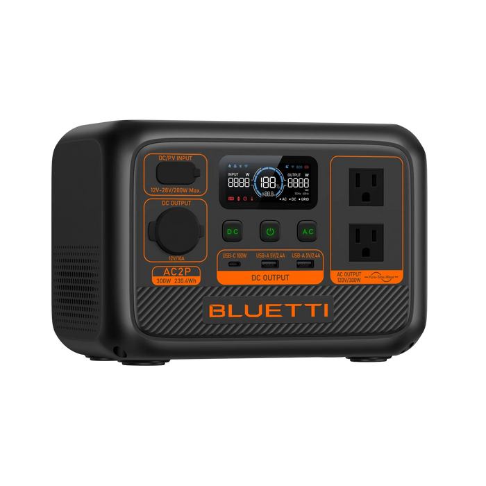 BLUETTI AC2P 300W 230.4Wh Portable Power Station