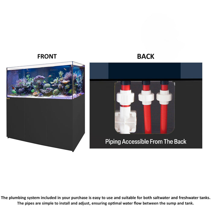 Aqua Dream 250 Gallon Tank Coral Reef Aquarium Ultra Clear Glass & Built in Sump - UPDATE