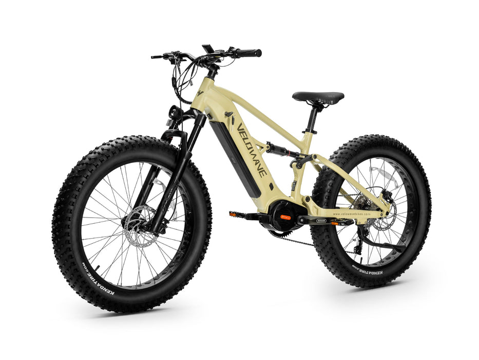 Velowave Brawny XM MTB Full Suspension Electric Mountain Bike 1000W Motor