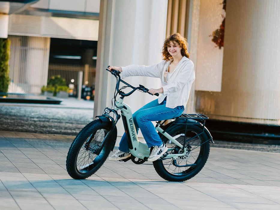 Velowave Ranger Step-Thru 3.0 Torque Sensor Electric Bike, 750W Motor, 48V Battery, 28 MPH
