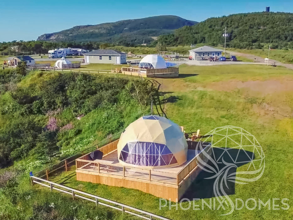 Phoenix Domes 4-Season Deluxe Glamping Package Dome | 20' (6M)