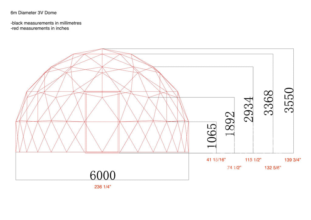 Phoenix Domes 4-Season Deluxe Glamping Package Dome | 20' (6M)