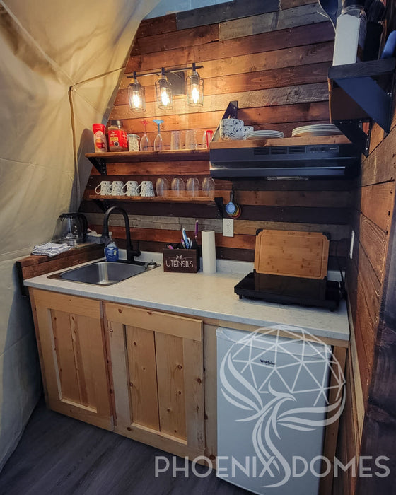 Phoenix Domes 4-Season Deluxe Glamping Package Dome | 20' (6M)