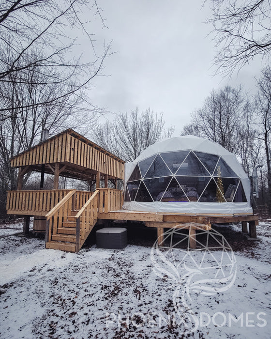 Phoenix Domes 4-Season Deluxe Glamping Package Dome | 20' (6M)