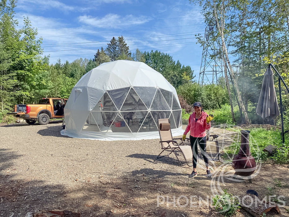 Phoenix Domes 4-Season Deluxe Glamping Package Dome | 20' (6M)