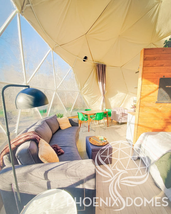 Phoenix Domes 4-Season DELUXE Glamping Package Dome - 23'/7m