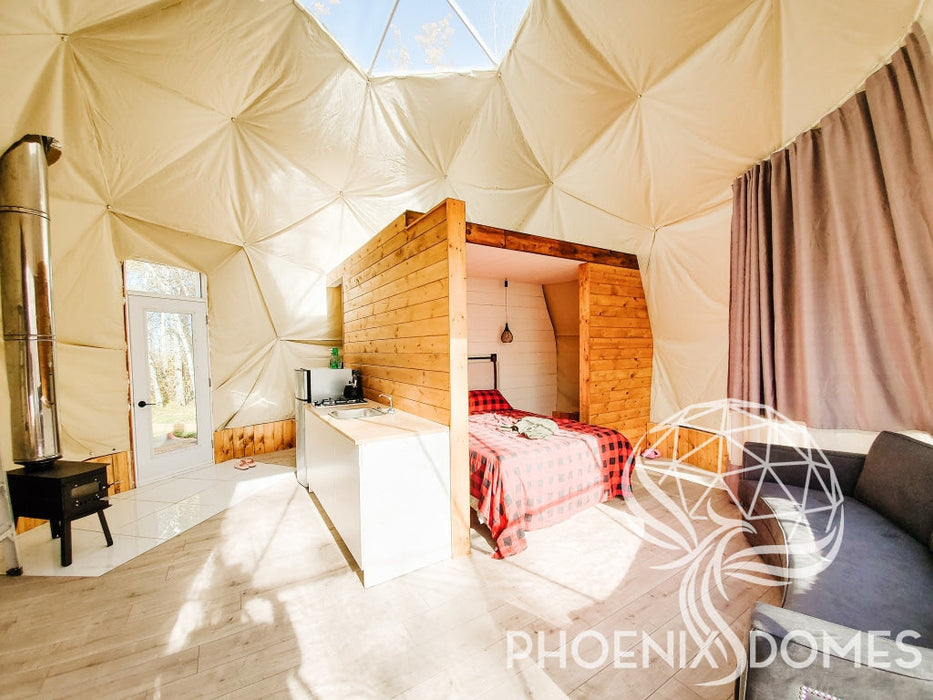 Phoenix Domes 4-Season DELUXE Glamping Package Dome - 23'/7m