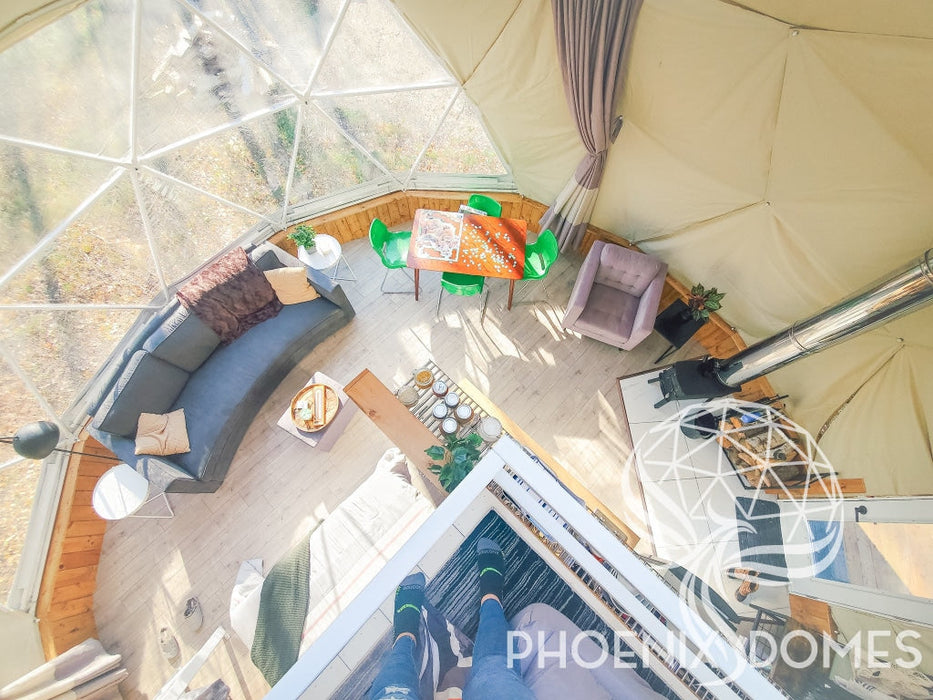 Phoenix Domes 4-Season DELUXE Glamping Package Dome - 23'/7m