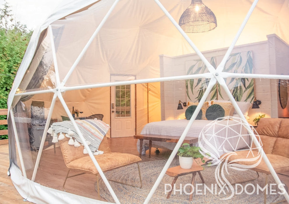 Phoenix Domes 4-Season DELUXE Glamping Package Dome - 23'/7m