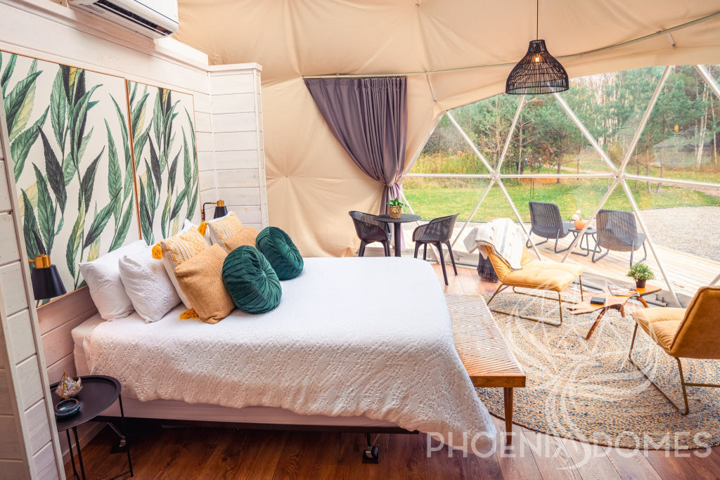 Phoenix Domes 4-Season DELUXE Glamping Package Dome - 23'/7m