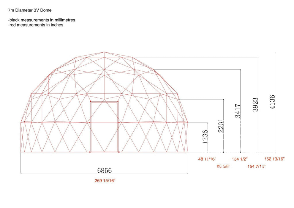 Phoenix Domes 4-Season DELUXE Glamping Package Dome - 23'/7m