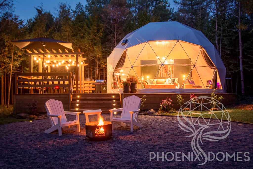 Phoenix Domes 4-Season DELUXE Glamping Package Dome - 26'/8m