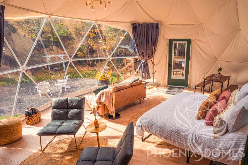 Phoenix Domes 4-Season DELUXE Glamping Package Dome - 26'/8m