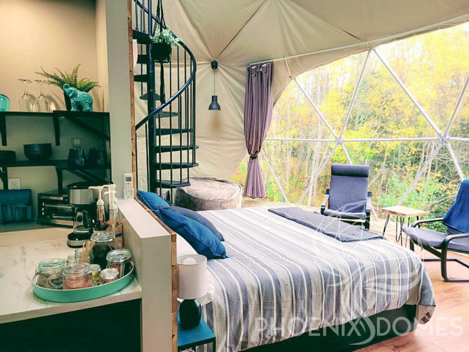 Phoenix Domes 4-Season DELUXE Glamping Package Dome - 26'/8m