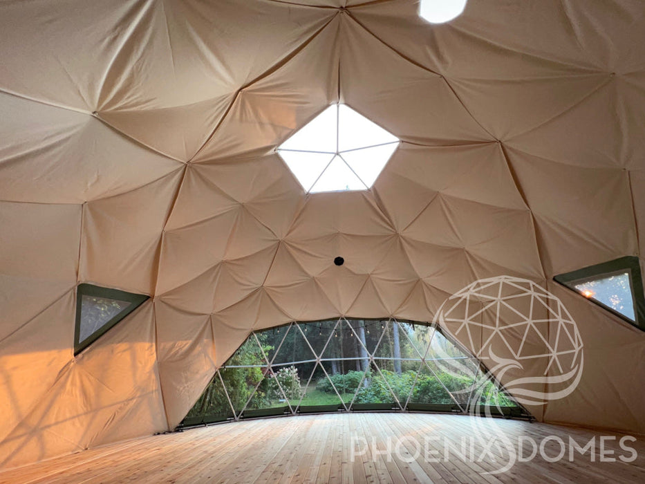 Phoenix Domes 4-Season DELUXE Glamping & Yoga Package Dome - 30'/9m