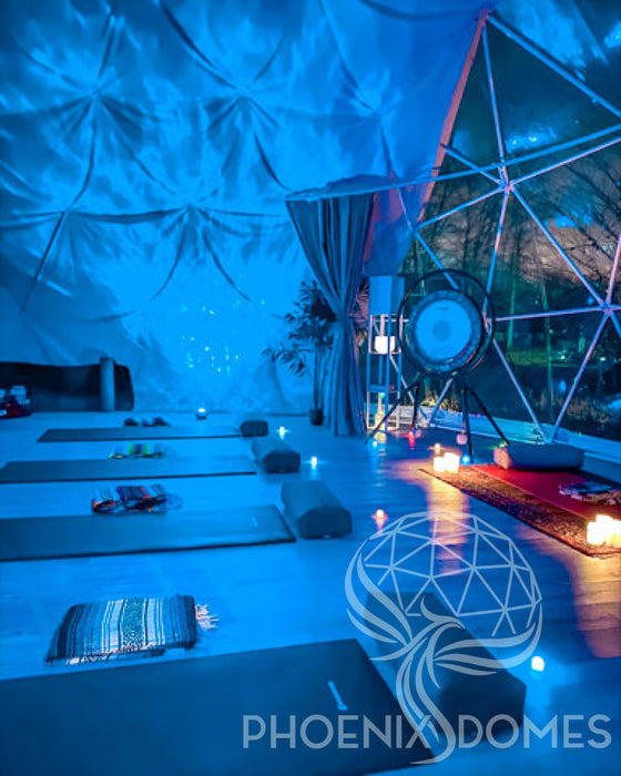 Phoenix Domes 4-Season DELUXE Glamping & Yoga Package Dome - 30'/9m