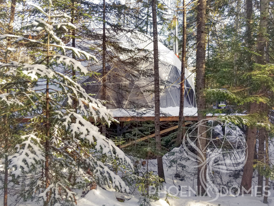 Phoenix Domes 4-Season DELUXE Glamping & Yoga Package Dome - 30'/9m