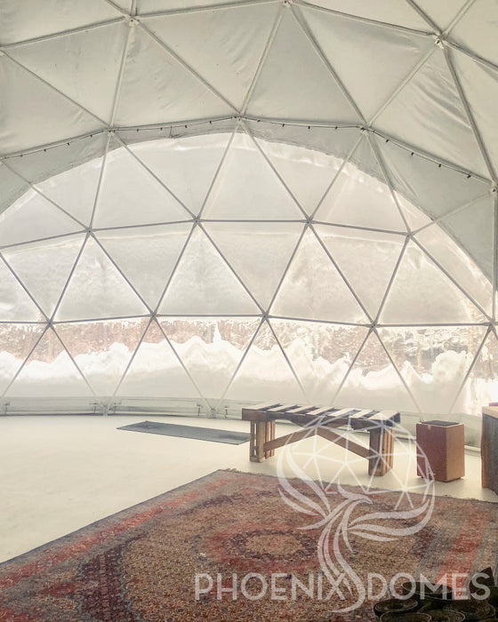 Phoenix Domes 4-Season DELUXE Glamping & Yoga Package Dome - 30'/9m